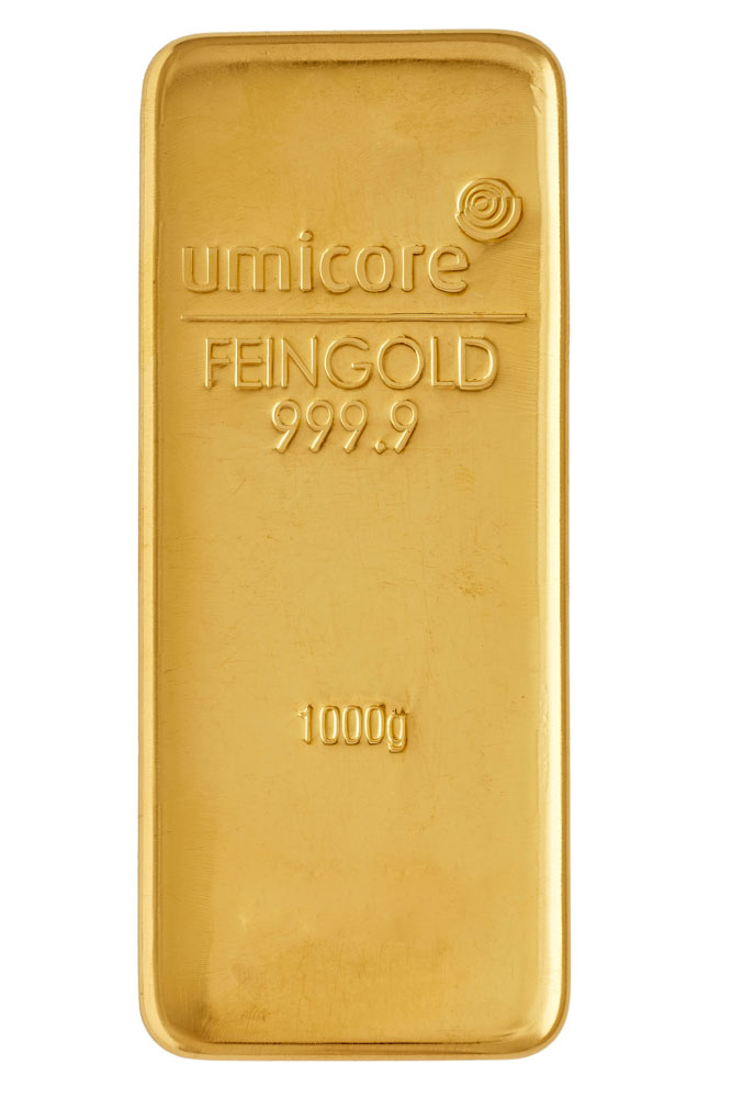 Литой слиток Umicore 1000 г
