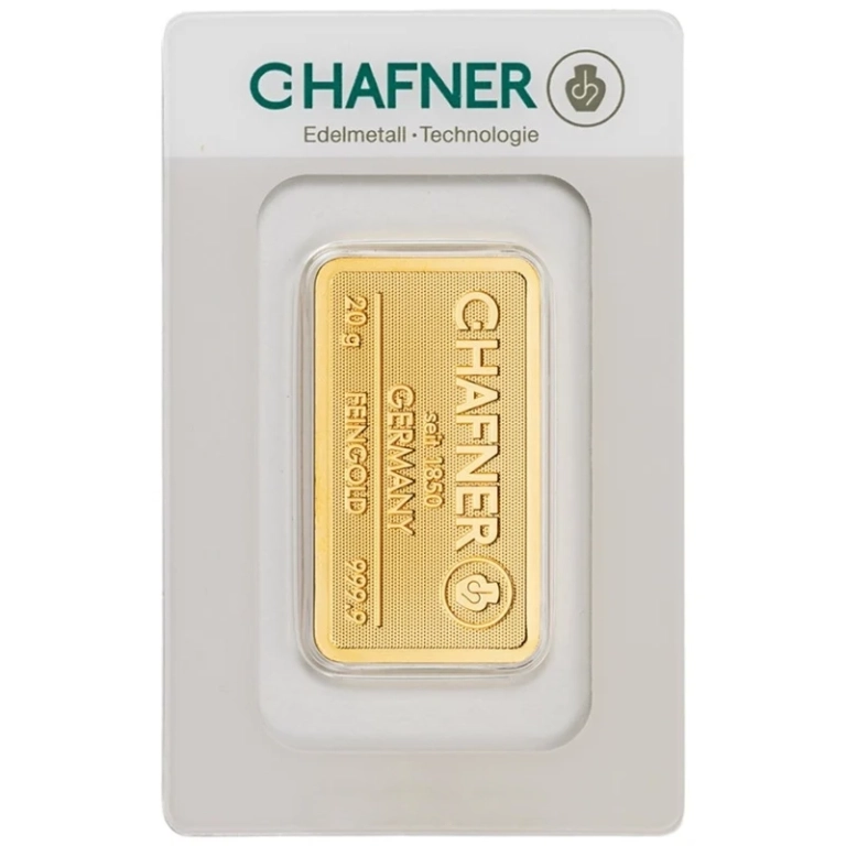 Штампованный слиток C. Hafner 20 г