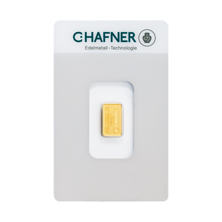 Штампованный слиток C. Hafner 2 г
