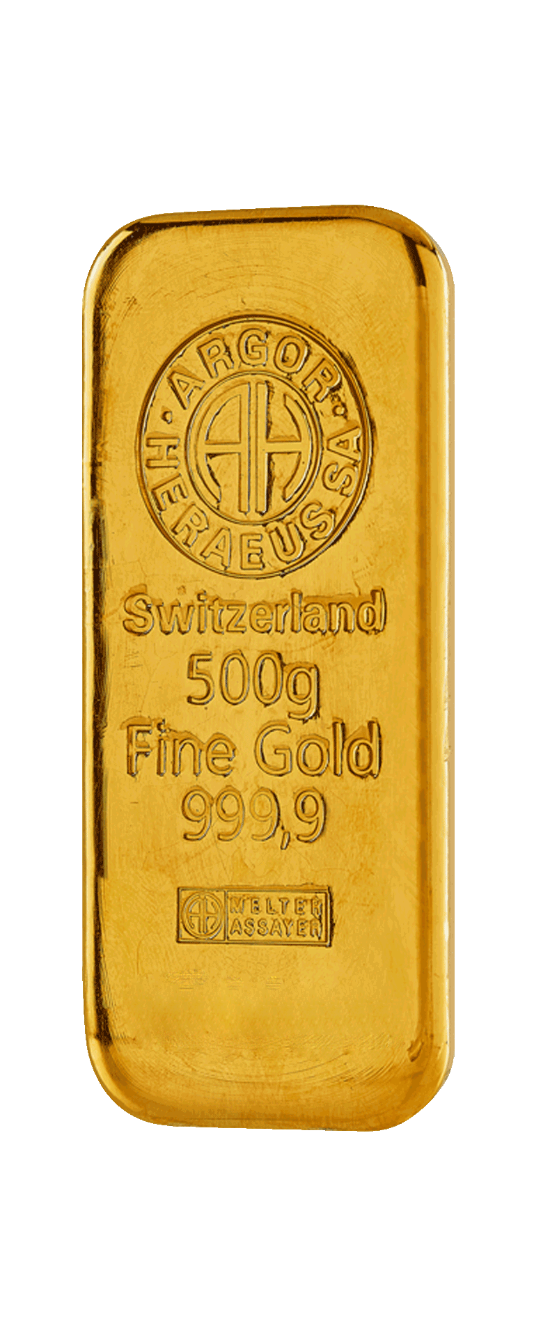 Литой слиток Argor-Heraeus 500 г