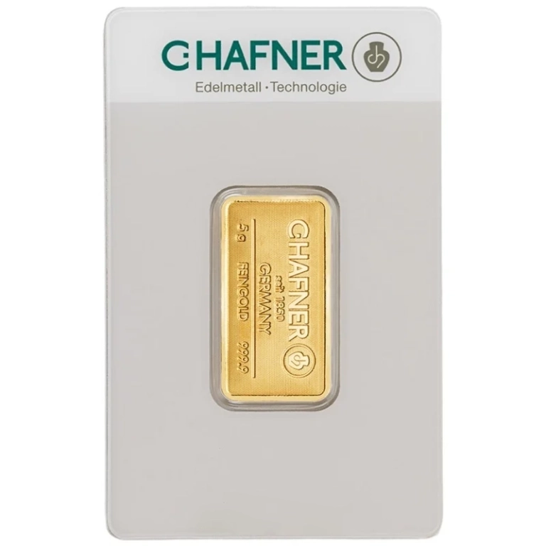 Штампованный слиток C. Hafner 5 г